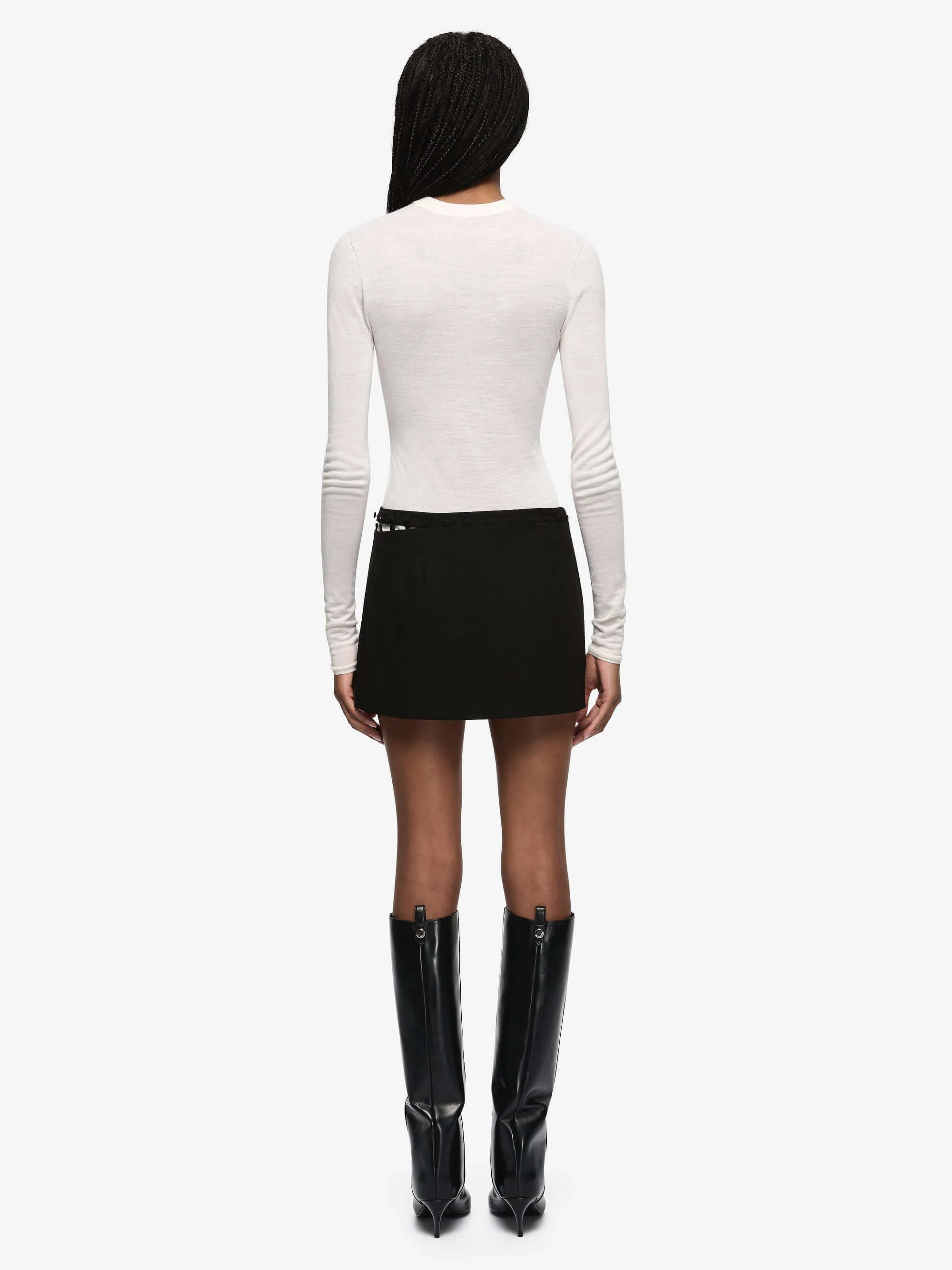 MOR MINI SKIRT - BLACK - Image 5