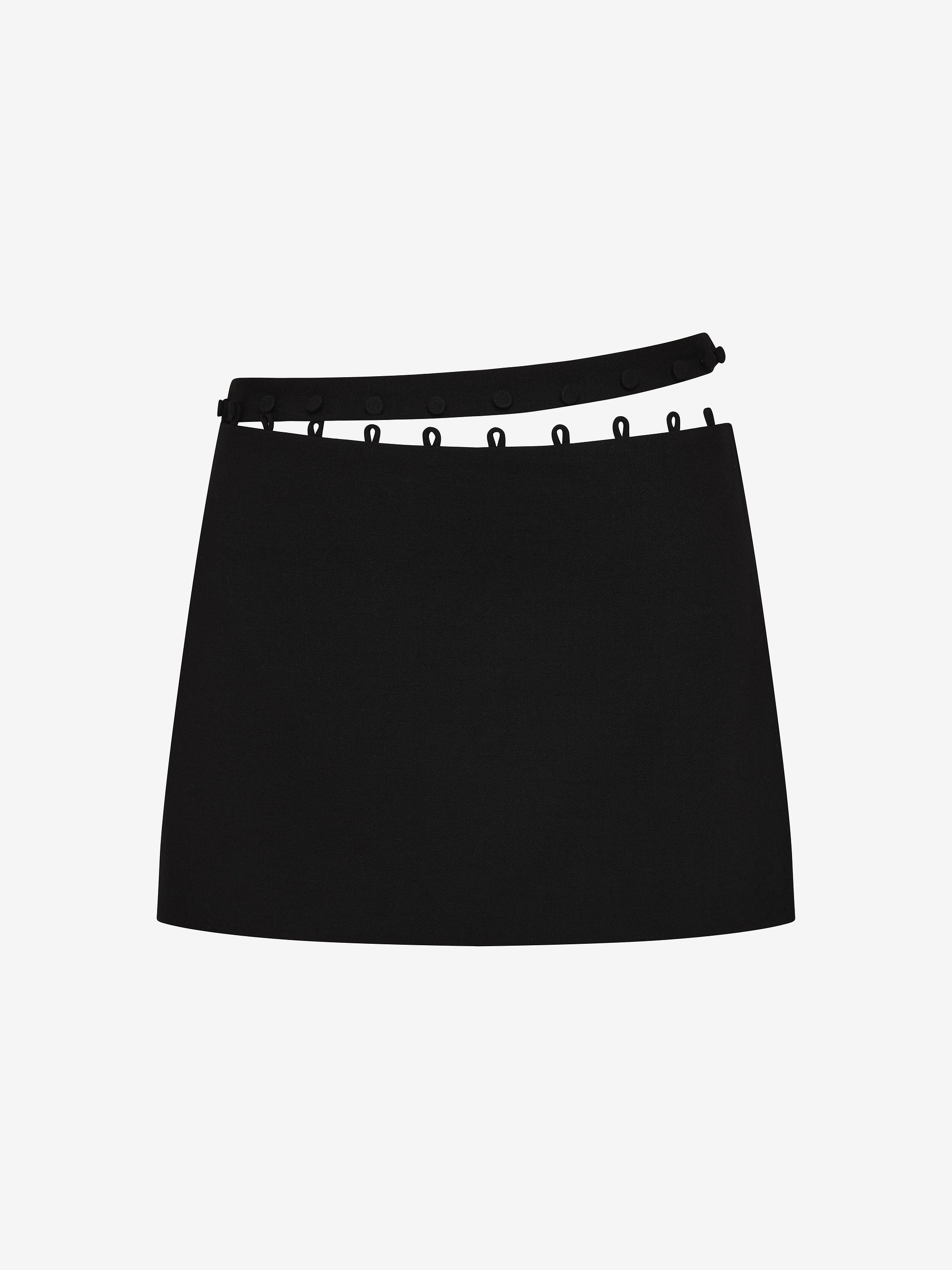 MOR MINI SKIRT - BLACK - Image 6