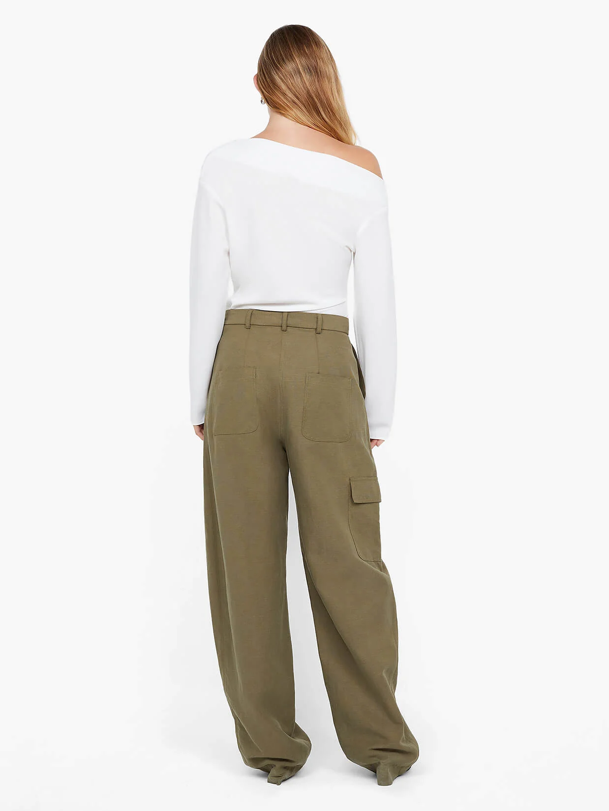 OTTIE ASYM TOP - IVORY - Image 2