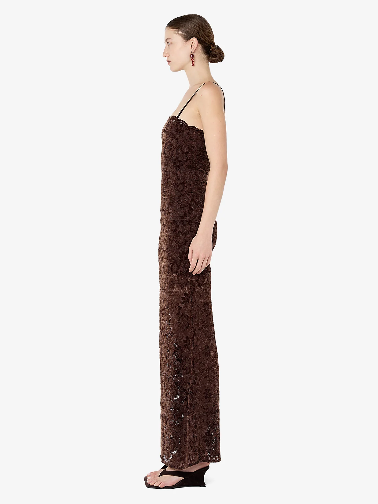 PAMELA MAXI DRESS - CHOC - Image 4
