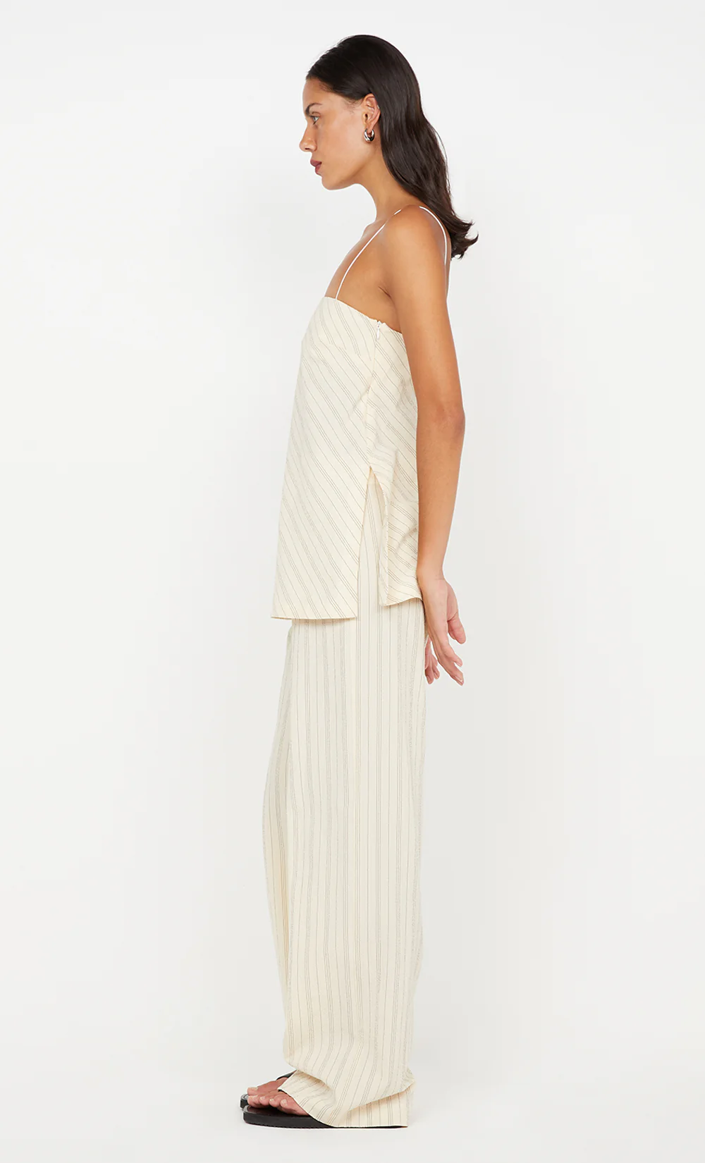 PEYSON PANT - CREAM/BLACK STRIPE - Image 3