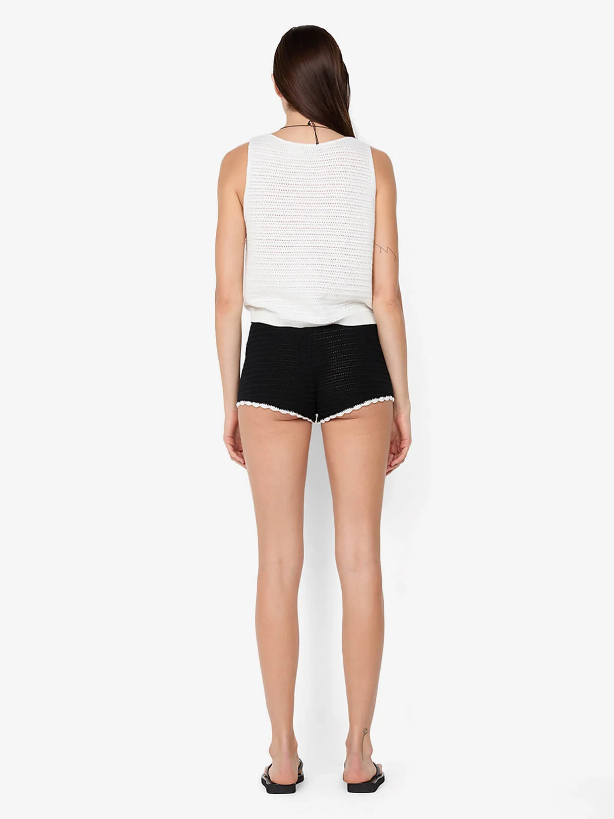 RAVYN SHORT - BLACK/WHITE - Image 3
