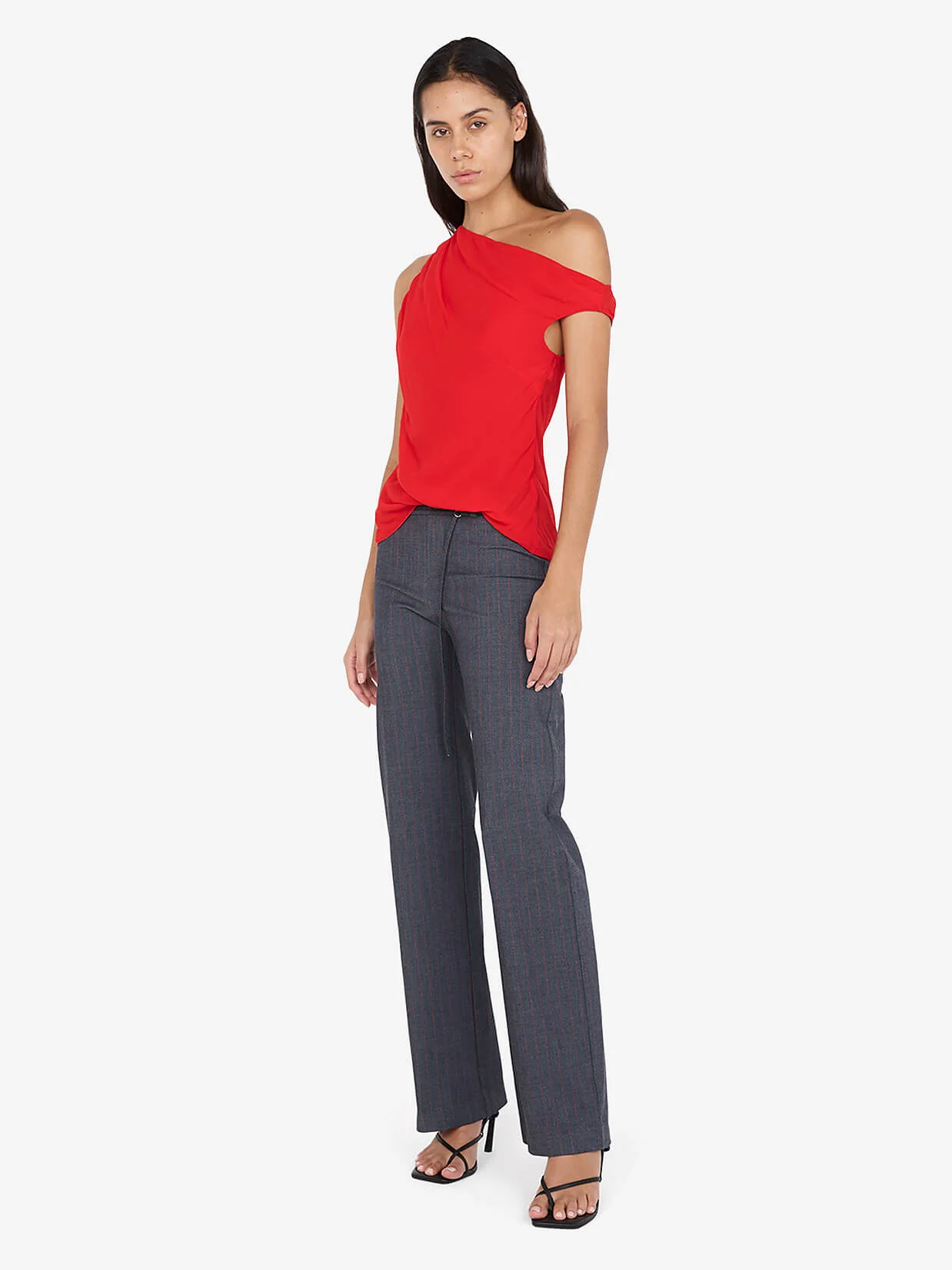 RHONE DRAPE TOP - CHILLI - Image 2