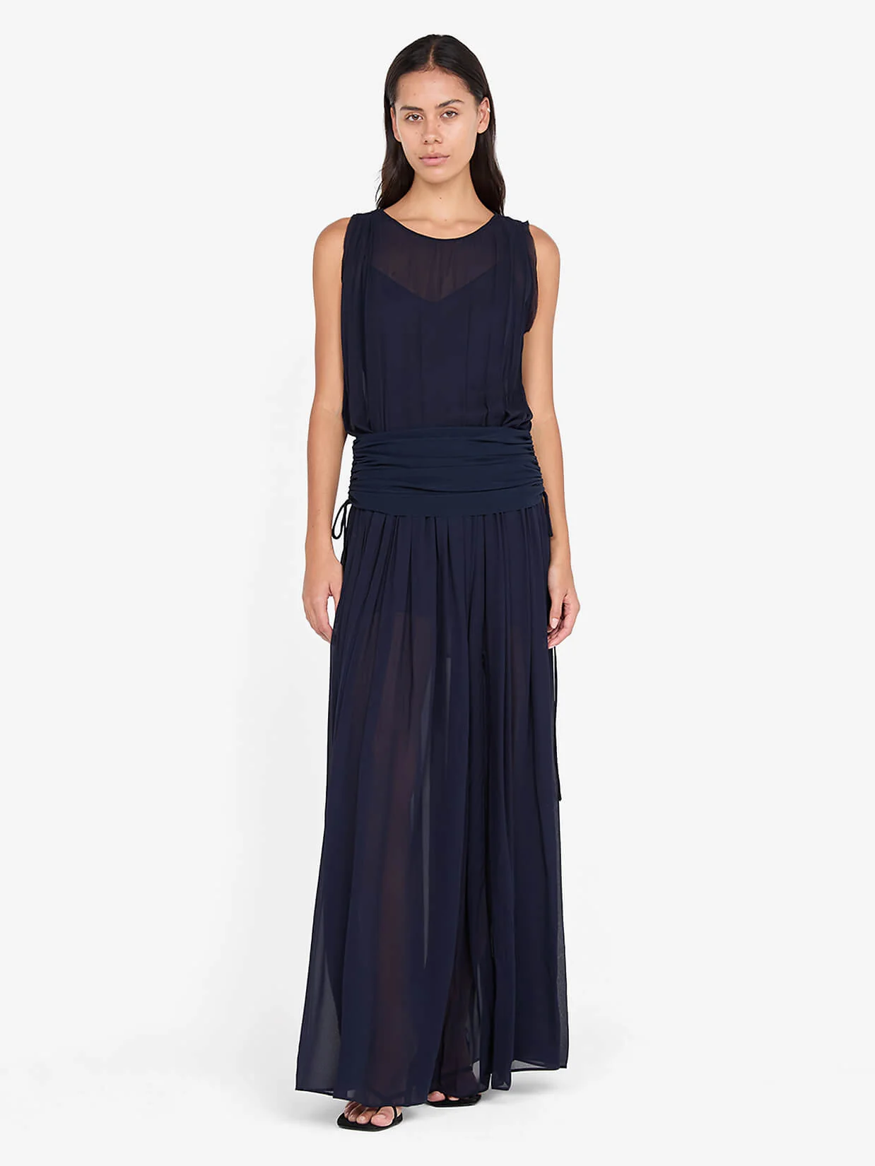 RHONE DROP WAIST DRESS - INK - Image 2