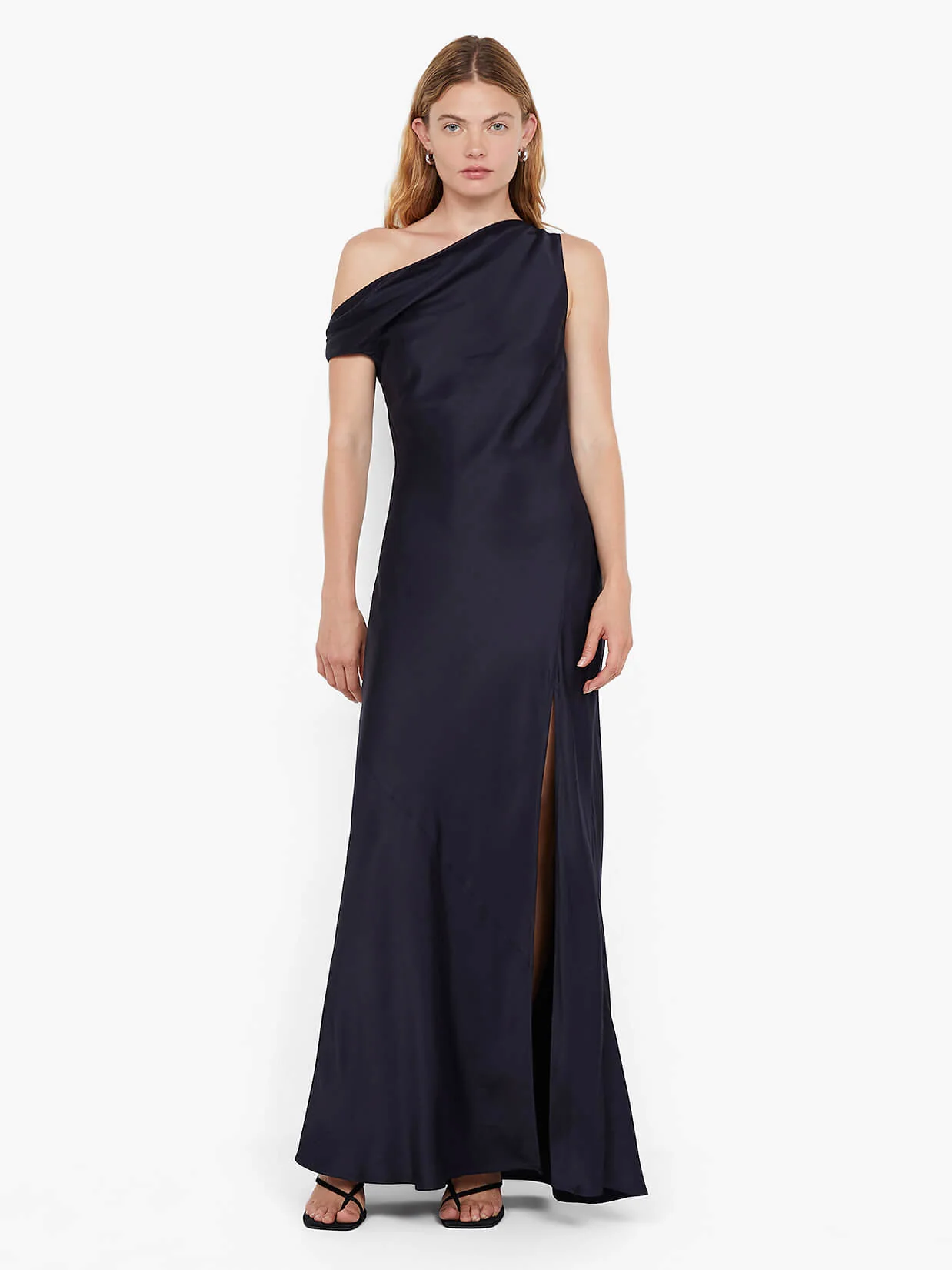 ROMA ASYM DRESS - INK