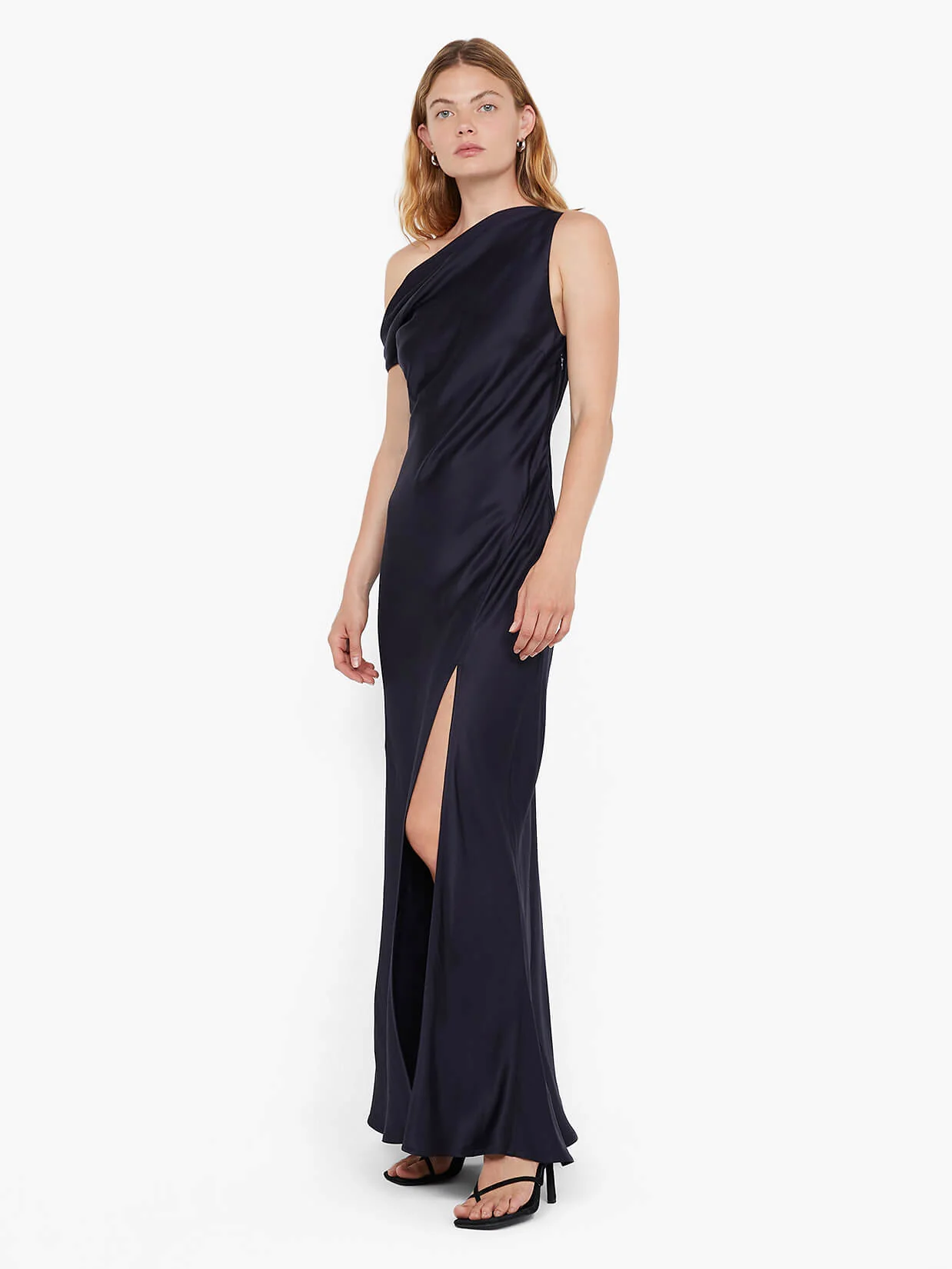 ROMA ASYM DRESS - INK - Image 2
