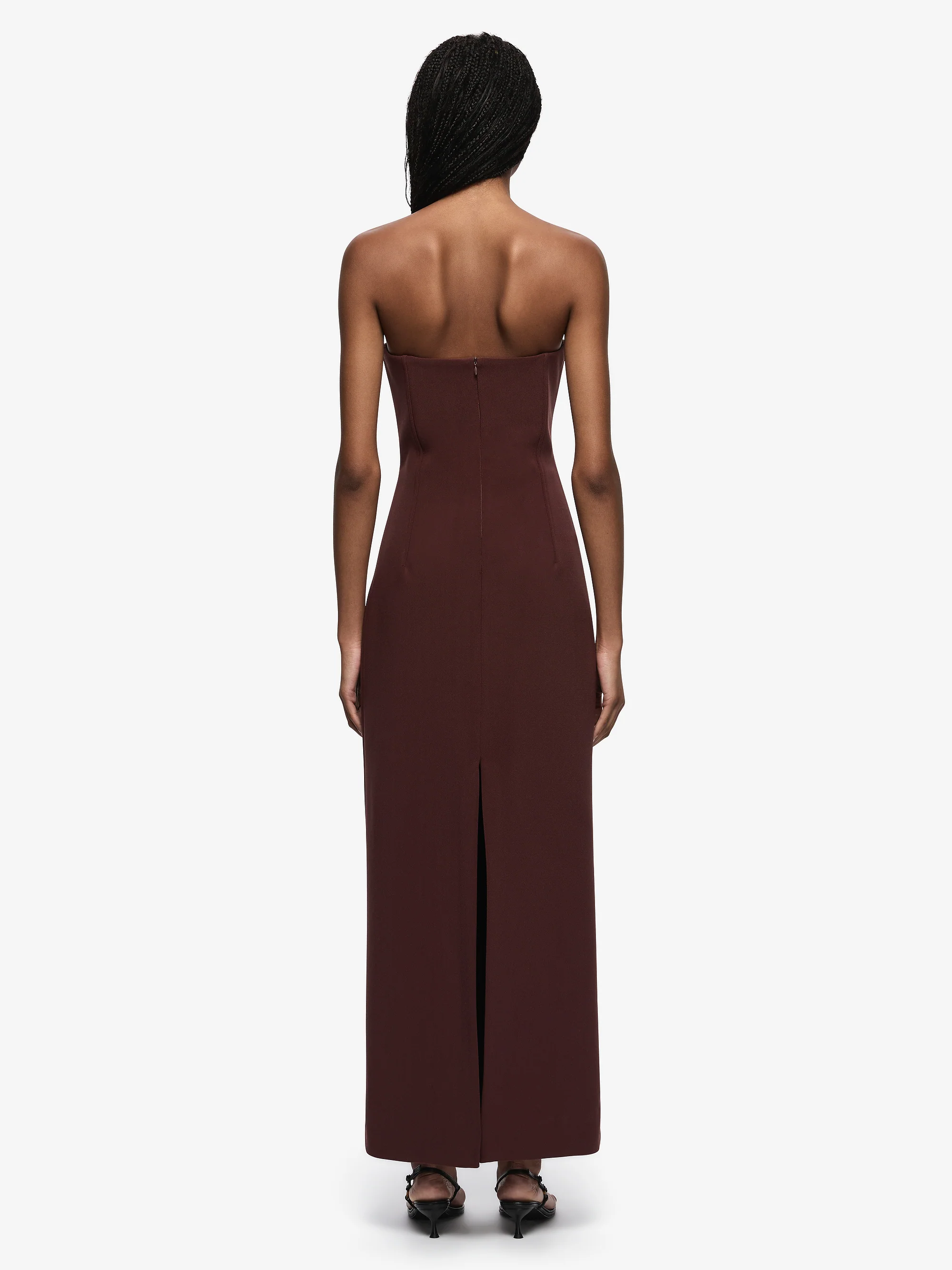 ROMEE STRAPLESS MAXI DRESS - RAISIN - Image 4