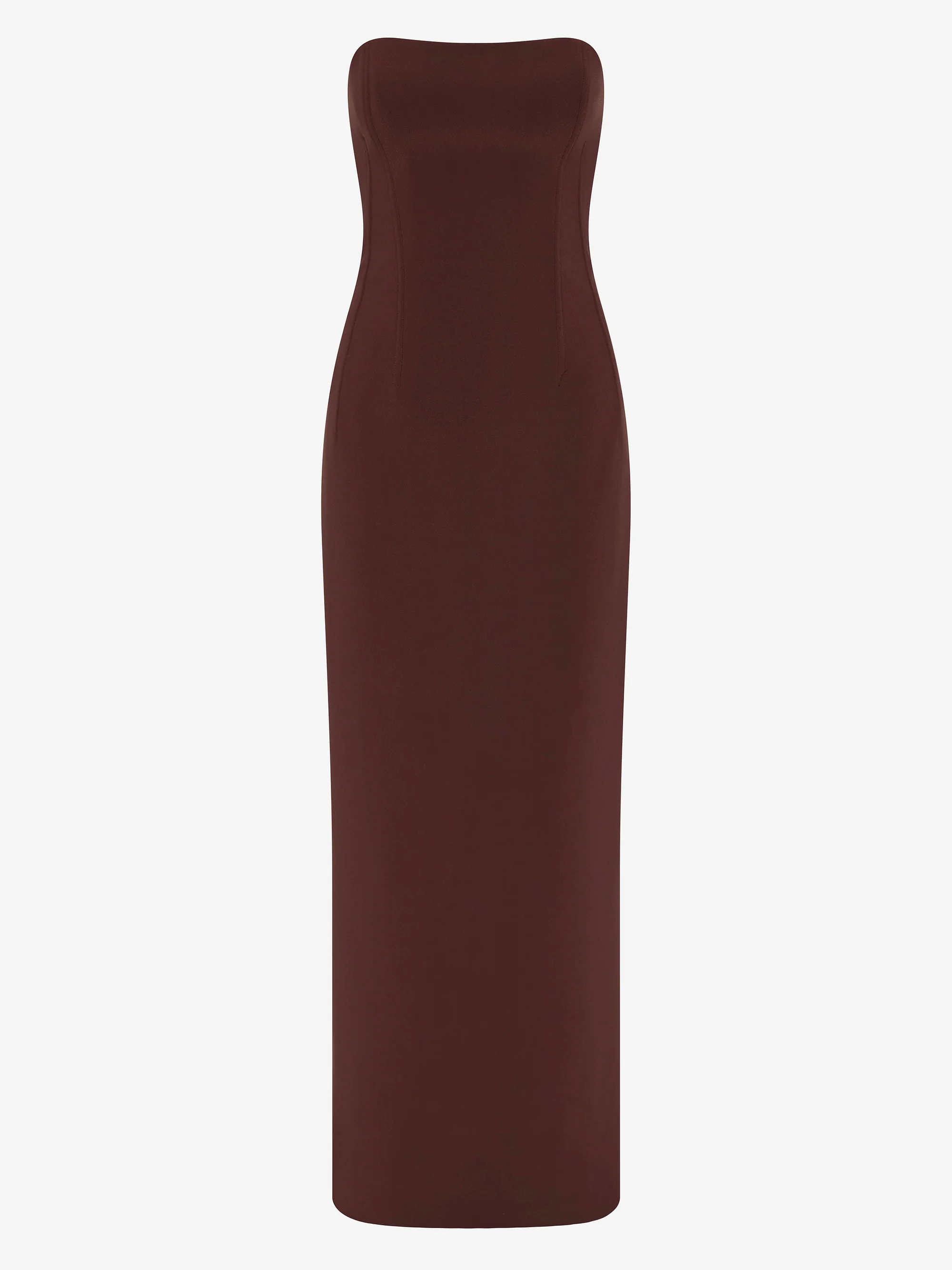 ROMEE STRAPLESS MAXI DRESS - RAISIN - Image 5