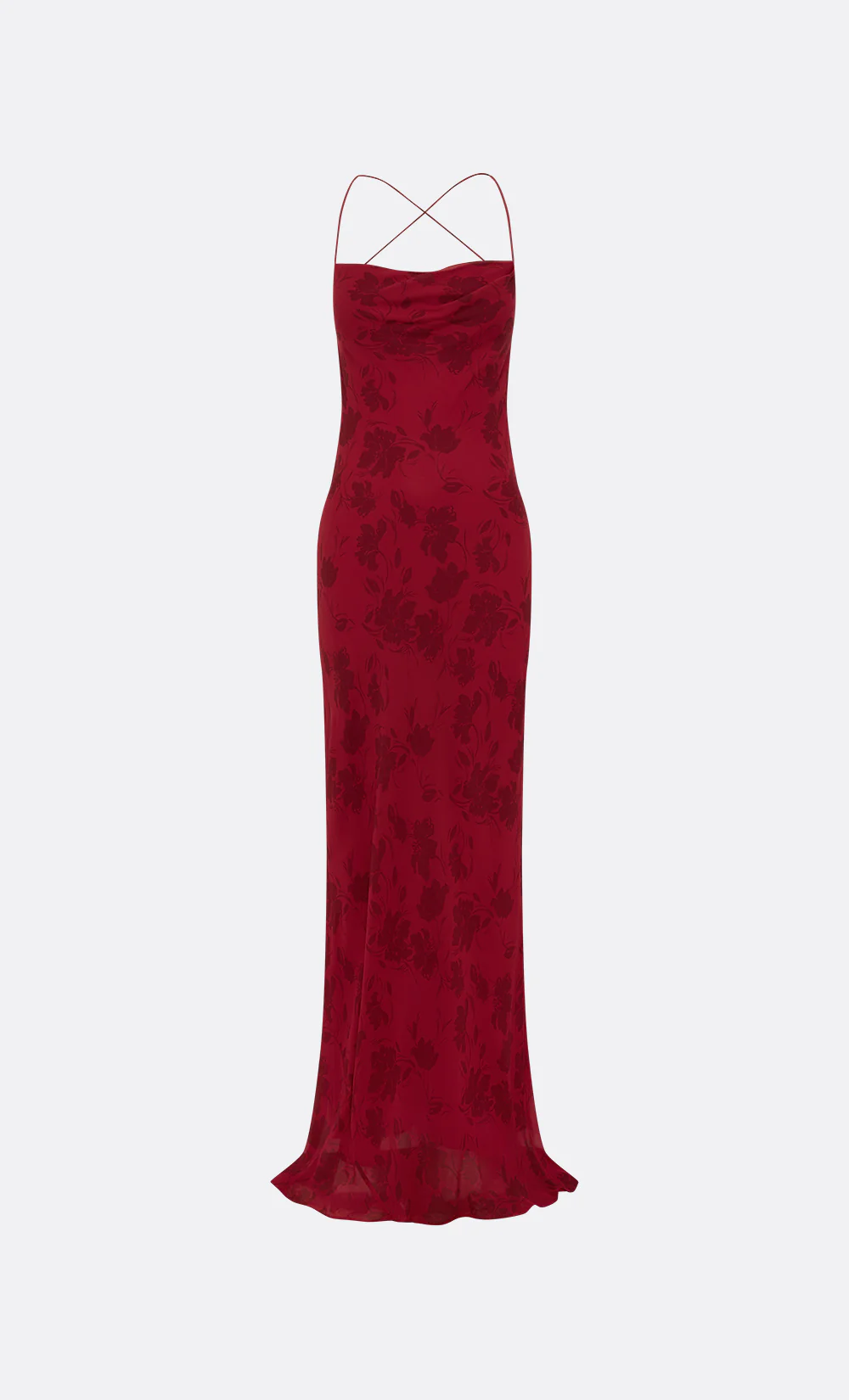 RUBY SLIP MAXI DRESS - CHERRY FLORAL - Image 6