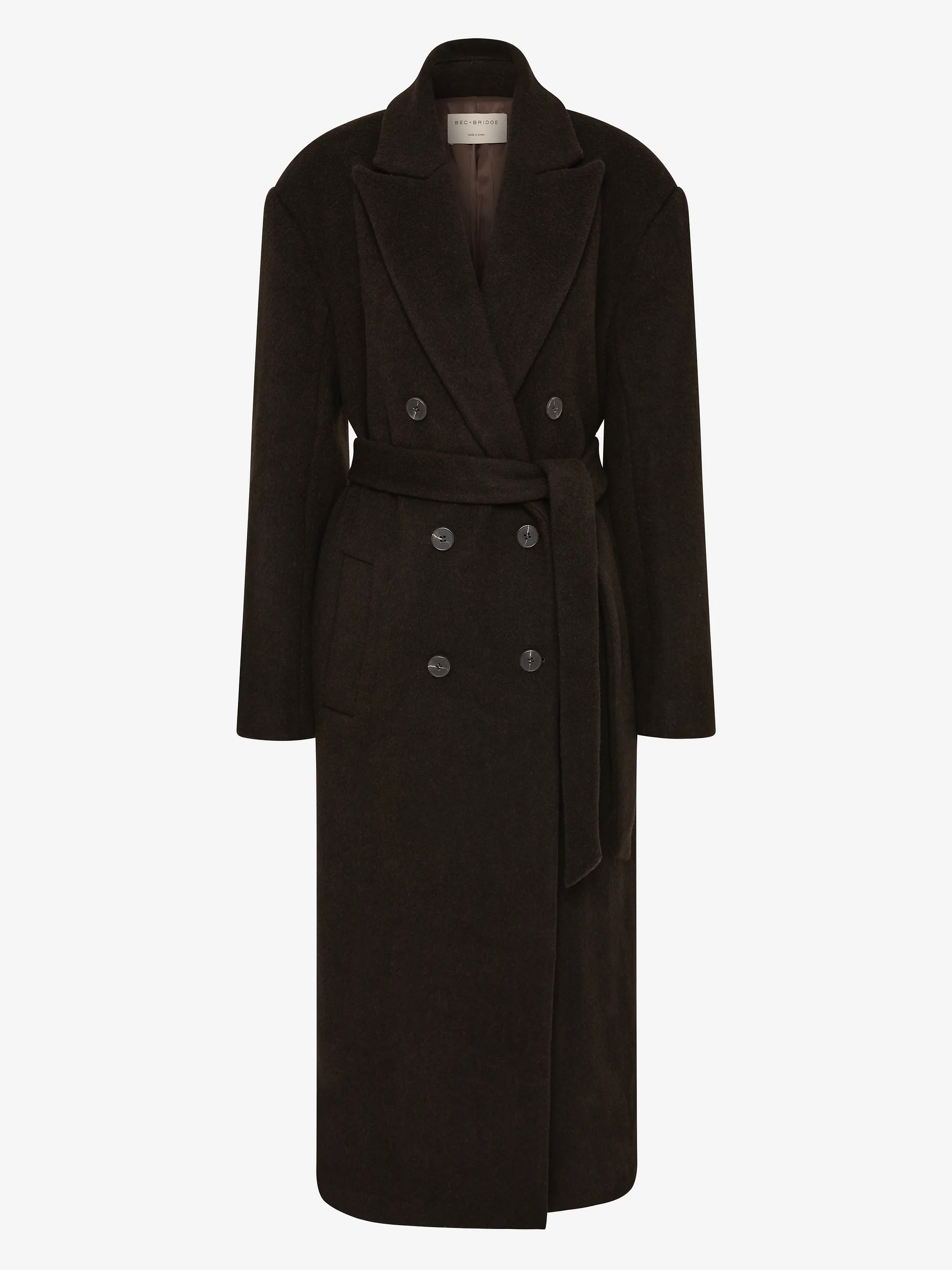 RUTHE COAT - DARK CHOCOLATE - Image 7