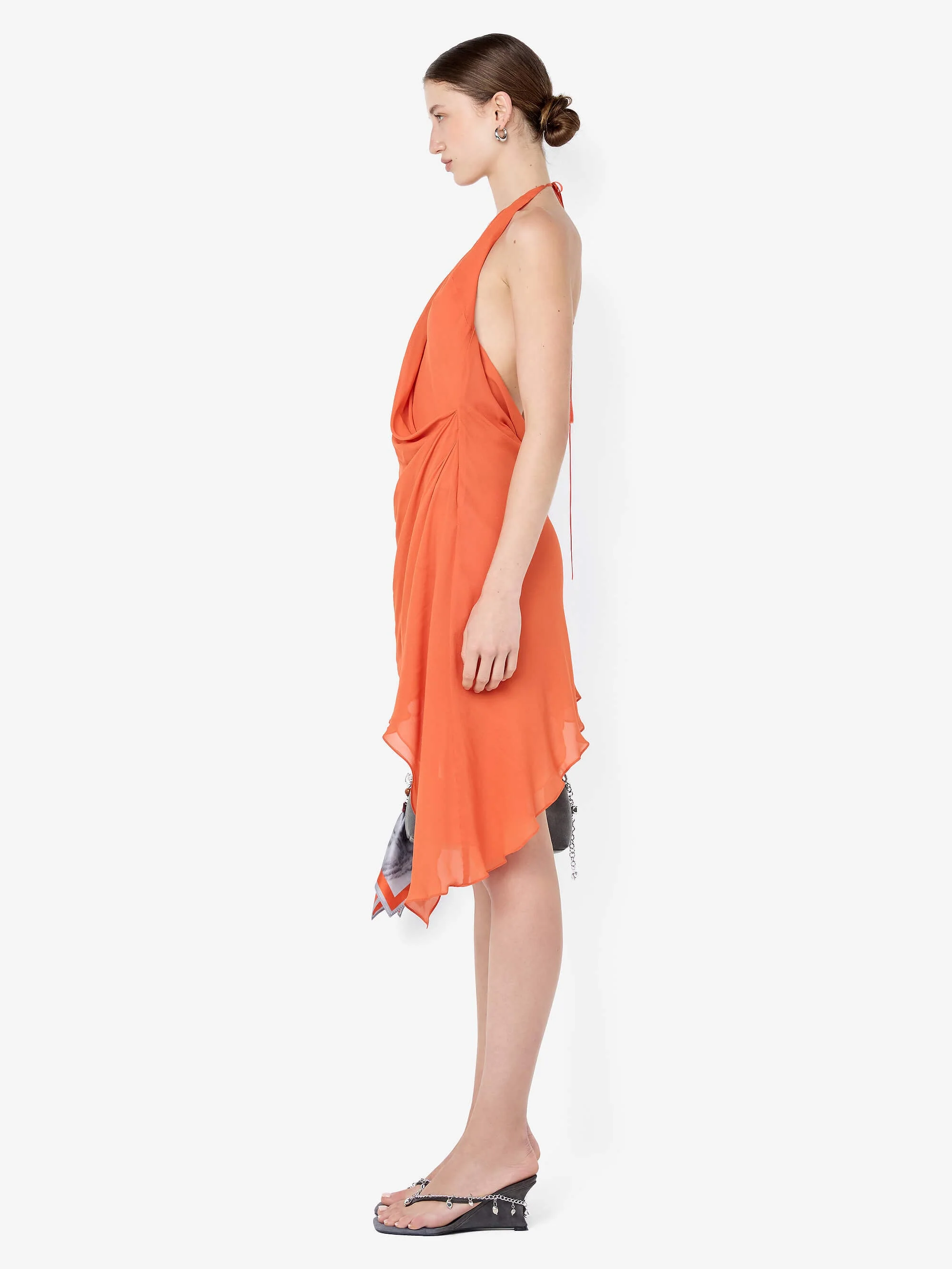 SABRINA MINI DRESS - PERSIMMON - Image 3