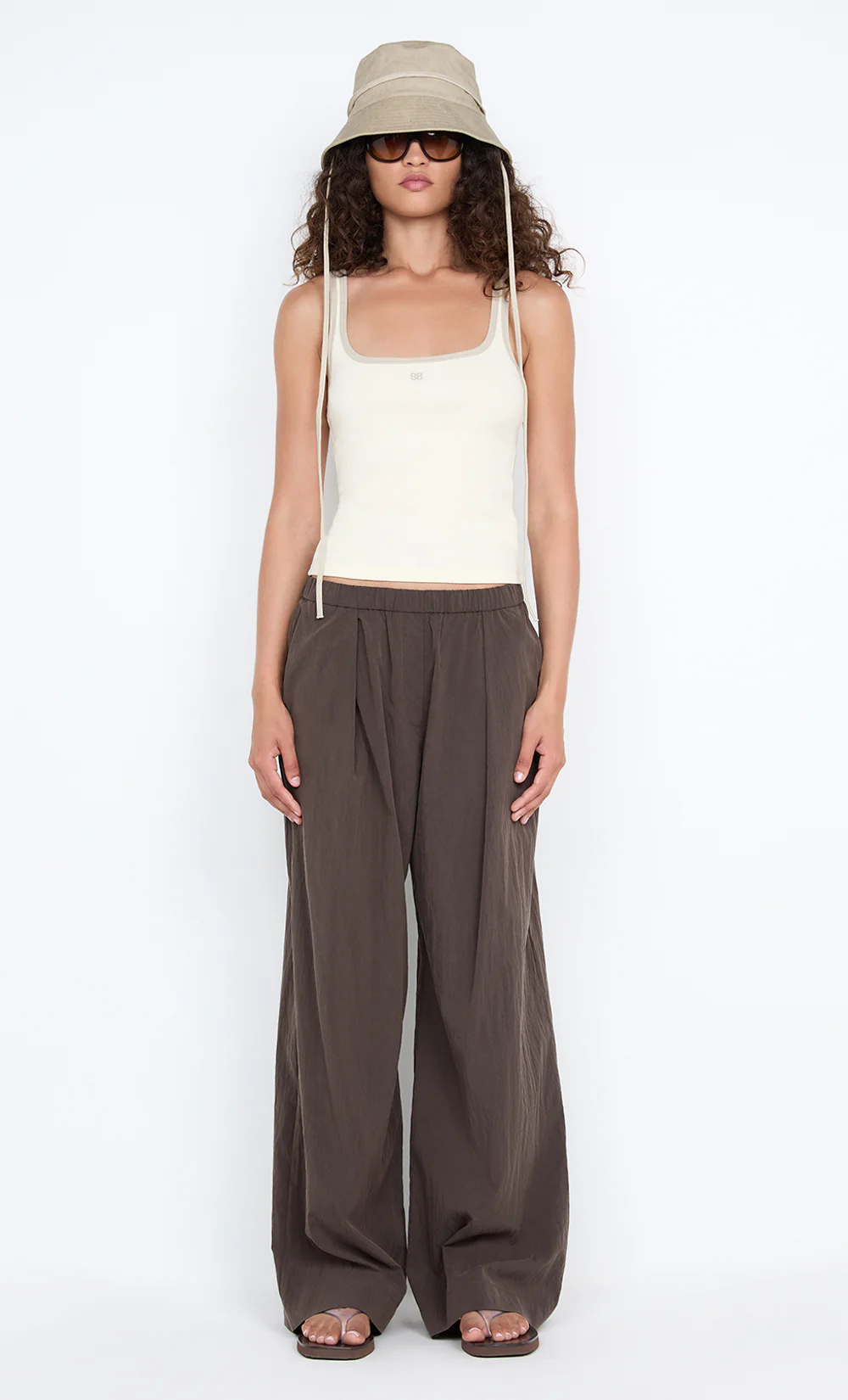 SADE PANT - CHOCOLATE - Image 2