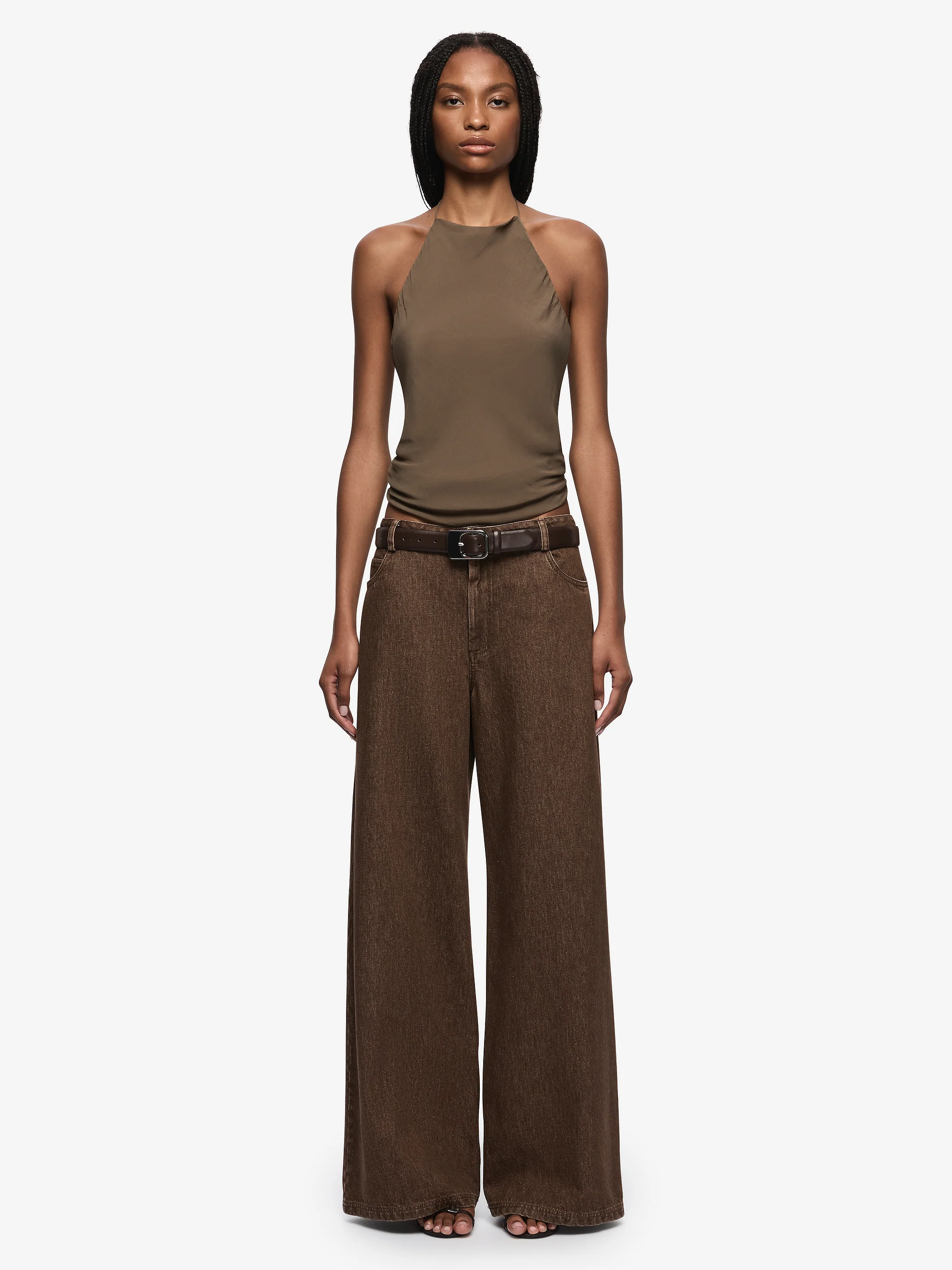 SAMANTHA HALTER TOP - TWIG - Image 2