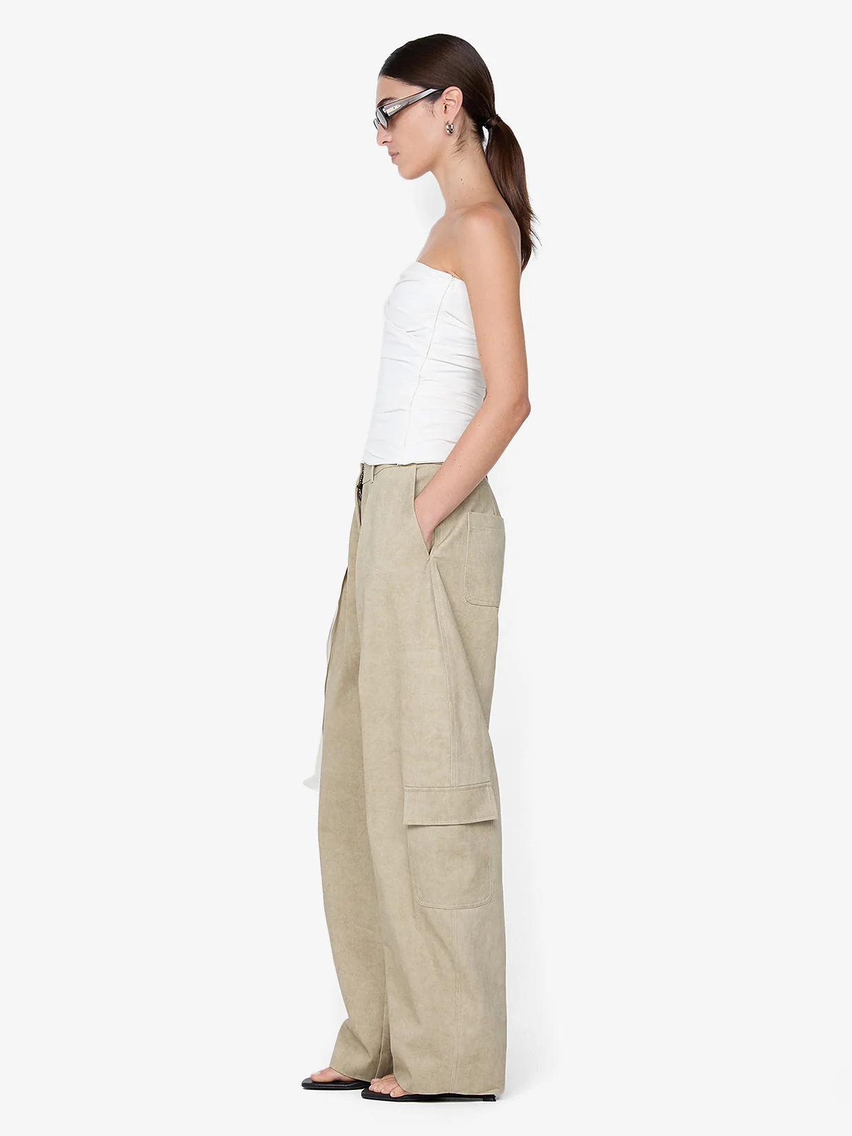 SIA UTILITY PANT - TAUPE - Image 2