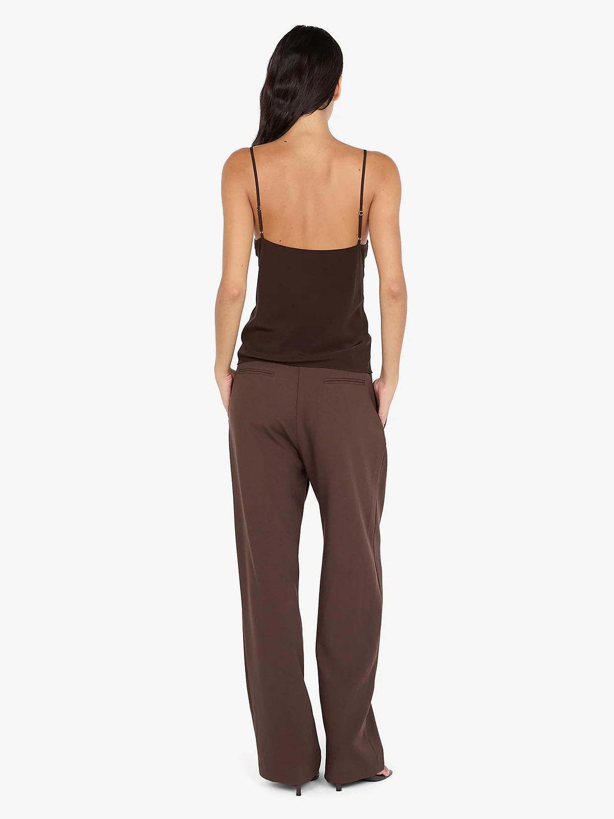 SILK CAMI - CHOC - Image 3