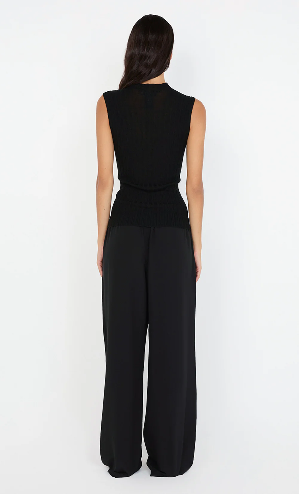SILK PANT - BLACK - Image 5