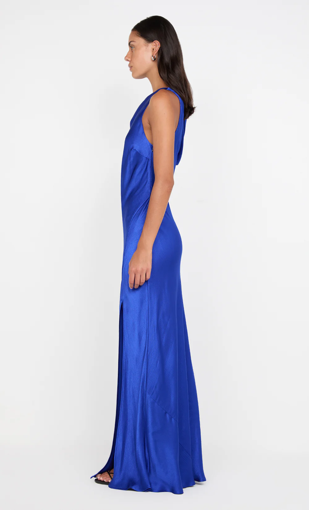 SOL ASYM DRESS - MEDITERRANEAN BLUE - Image 4