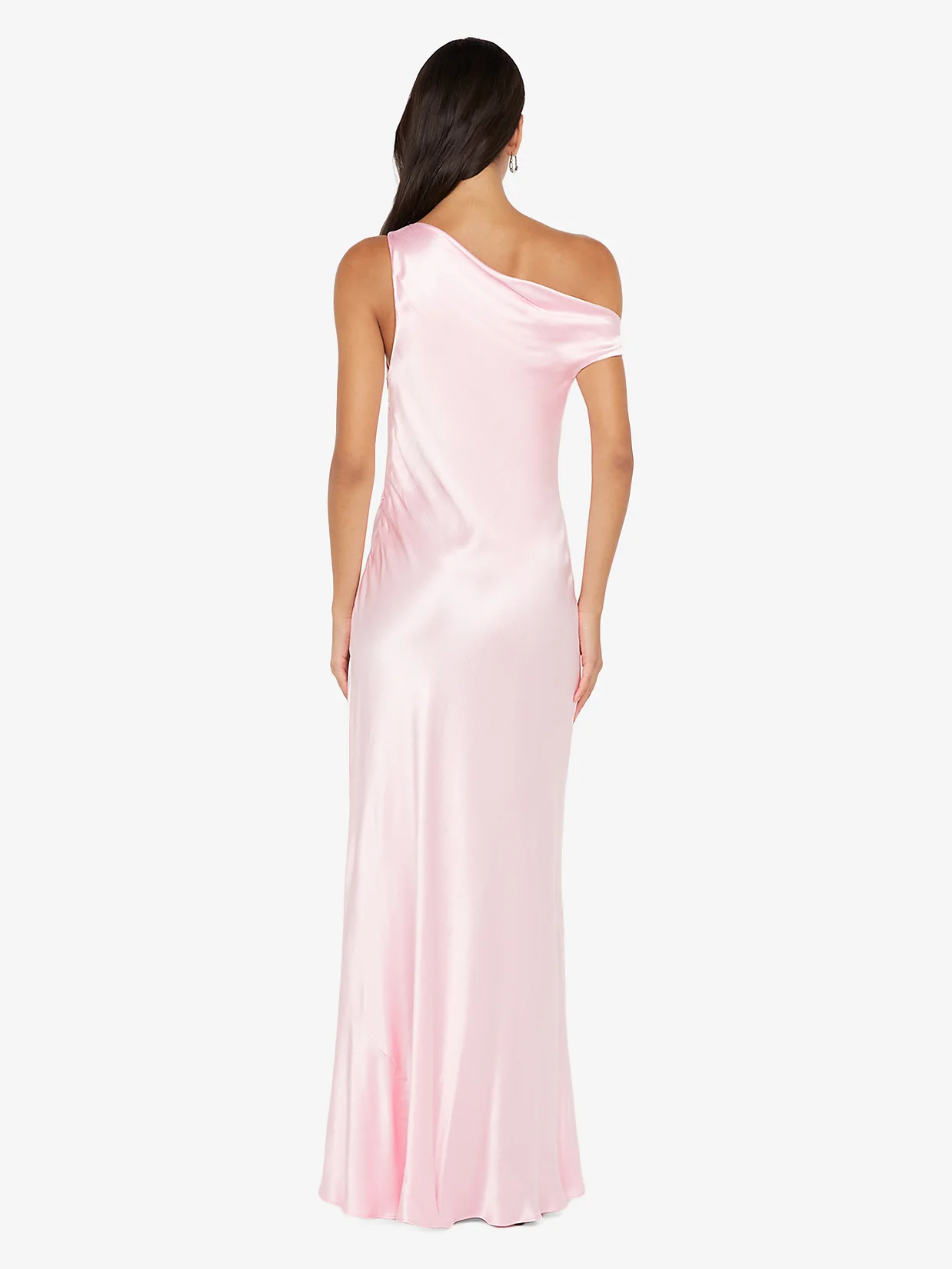 SOL ASYM DRESS - POWDER PINK - Image 3
