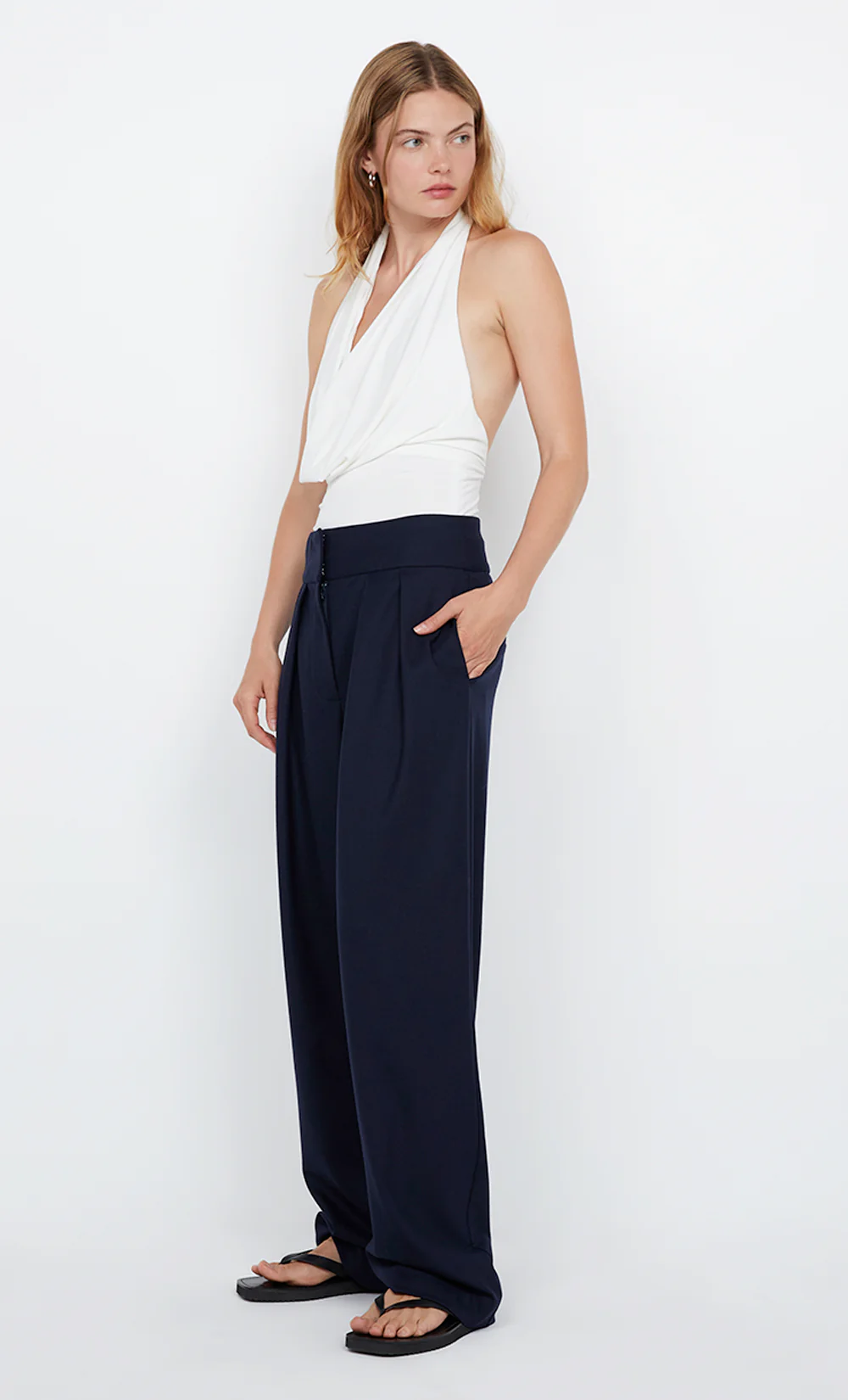 SONNIE HALTER TOP - WHITE - Image 2