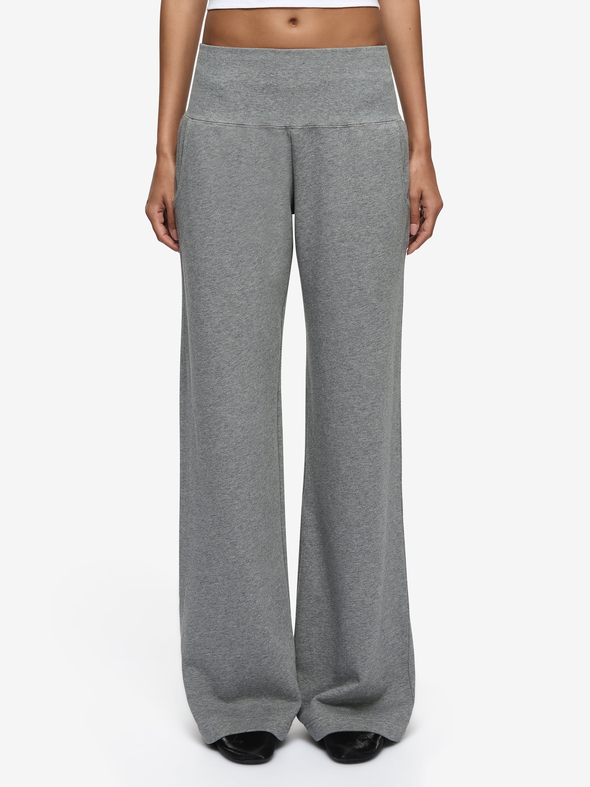 STEPH TRACK PANT - GREY MARLE - Image 2