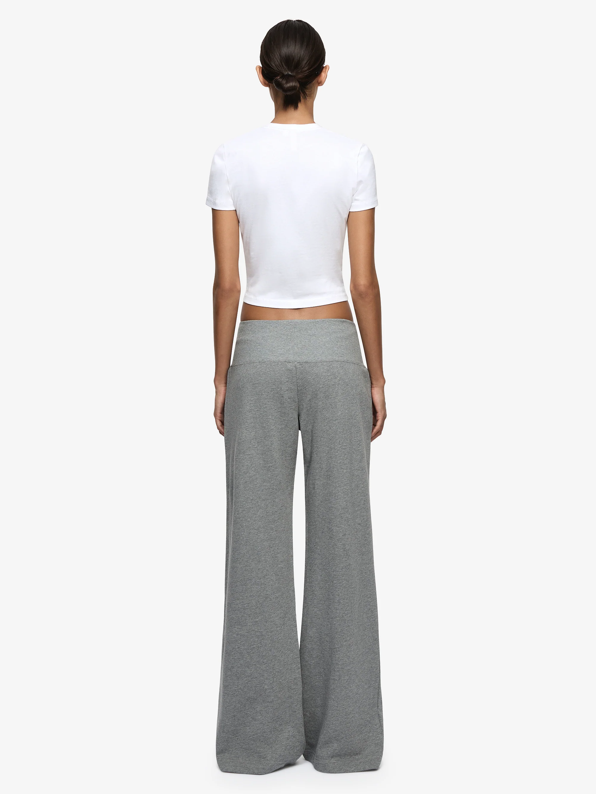 STEPH TRACK PANT - GREY MARLE - Image 5