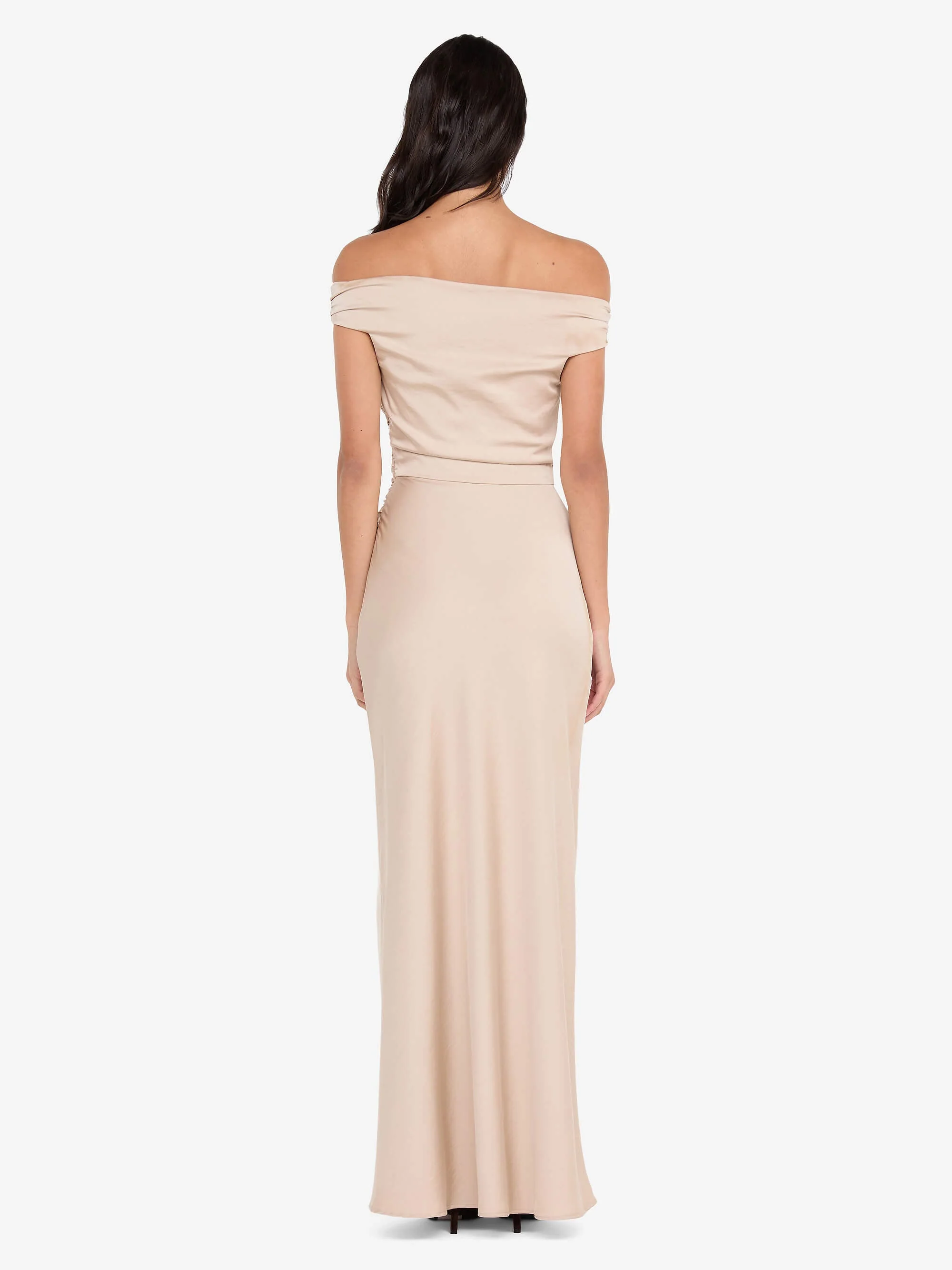 ETERNITY OFF SHOULDER MAXI - SAND - Image 4