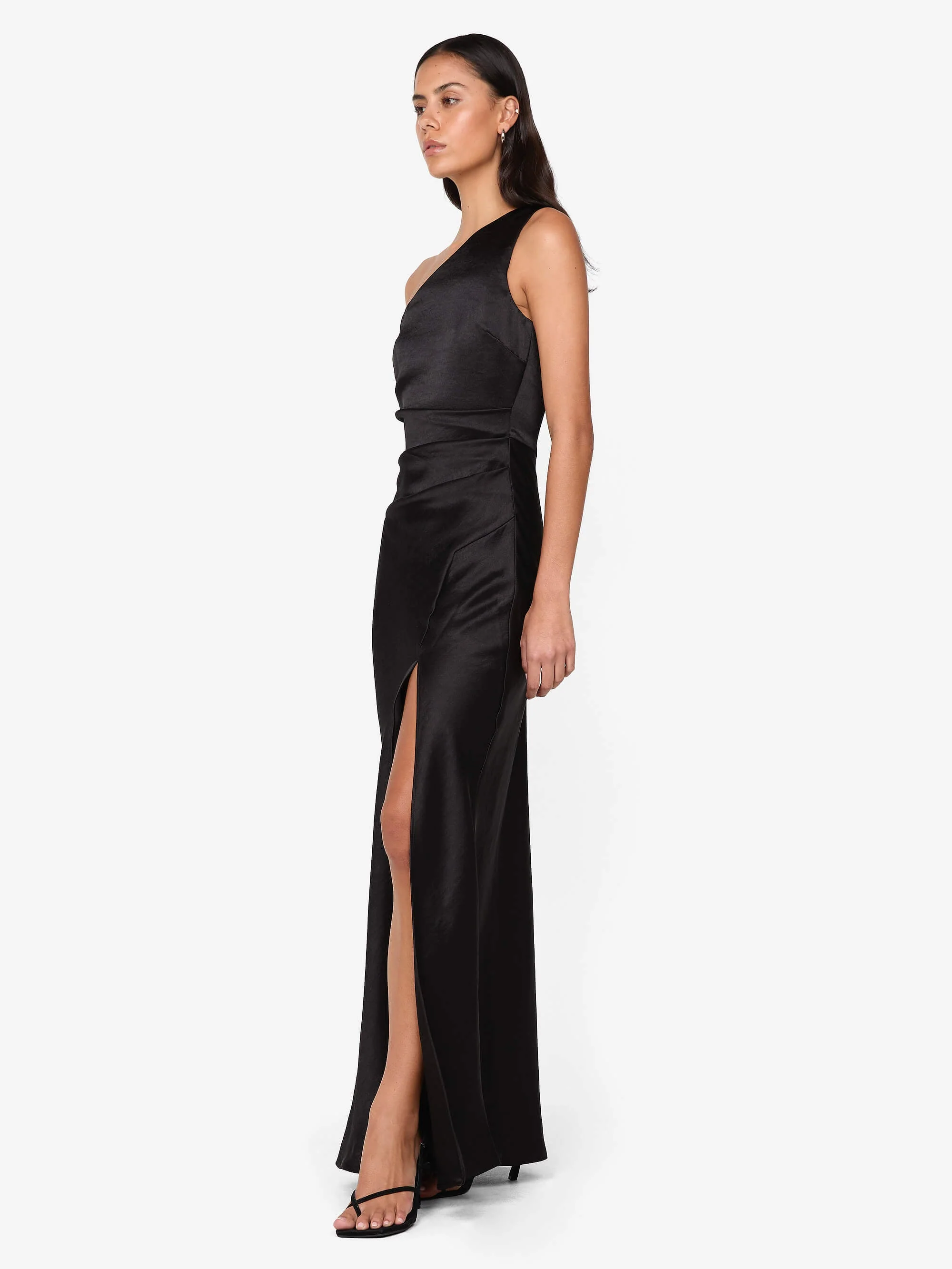 THE DREAMER ASYM DRESS - BLACK - Image 3