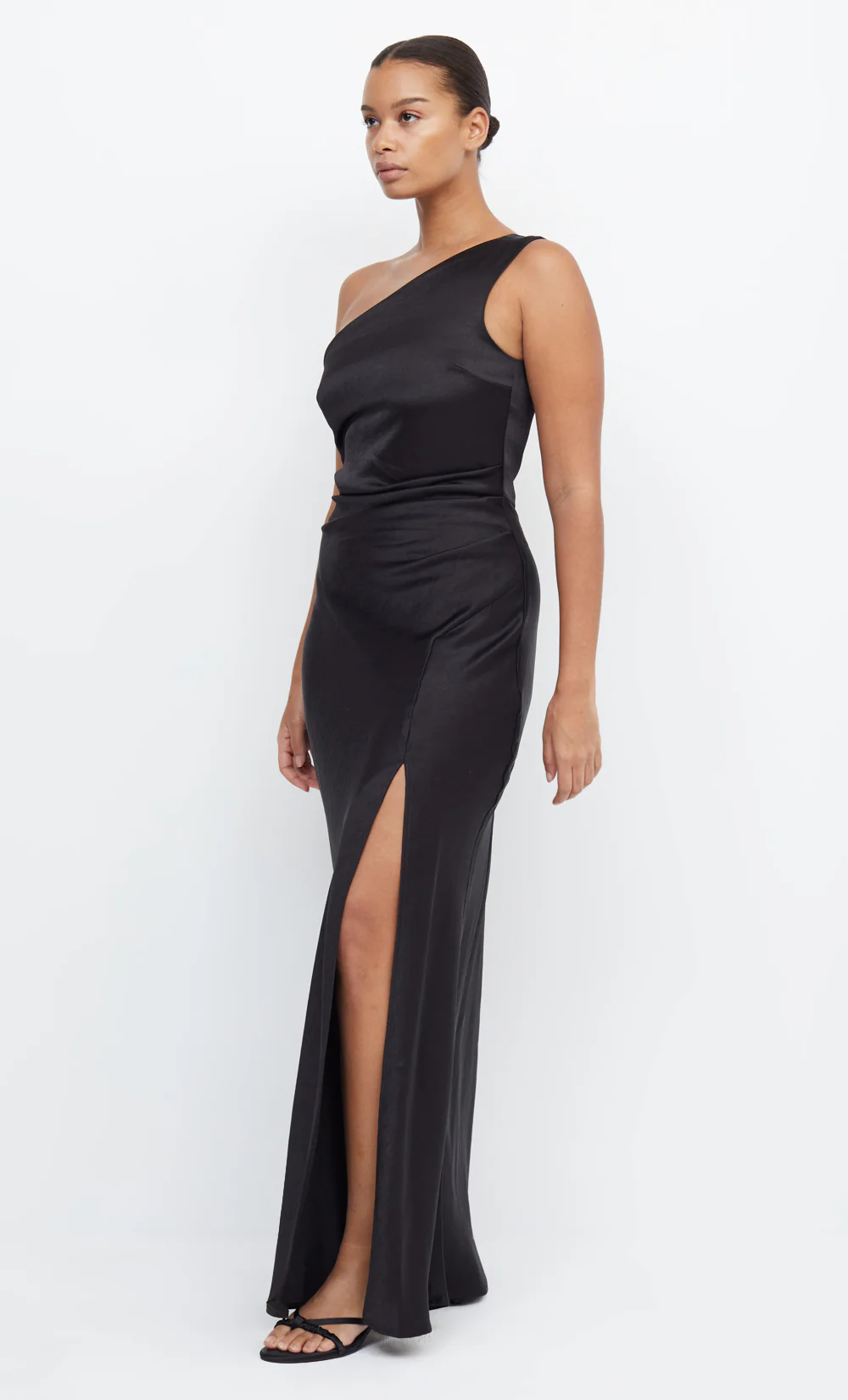 THE DREAMER ASYM DRESS - BLACK - Image 4