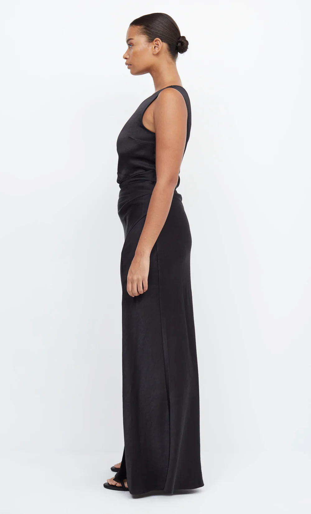 THE DREAMER ASYM DRESS - BLACK - Image 5