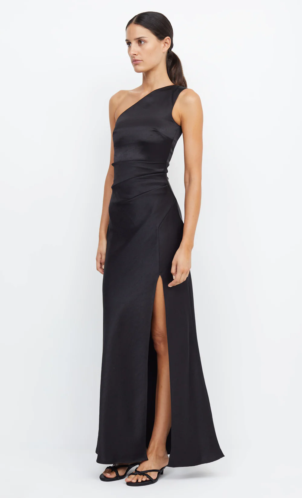 THE DREAMER ASYM DRESS - BLACK - Image 8