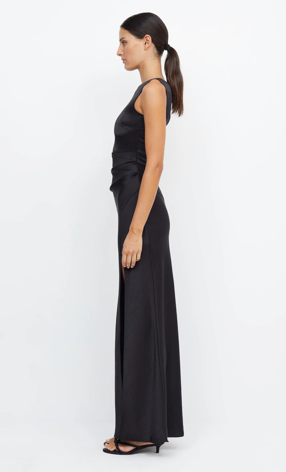 THE DREAMER ASYM DRESS - BLACK - Image 9