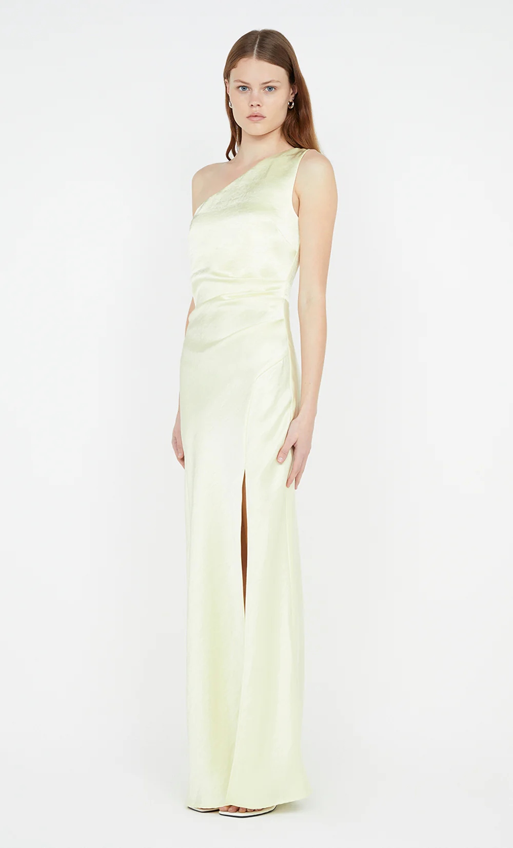 THE DREAMER ASYM DRESS - ICE YELLOW - Image 3