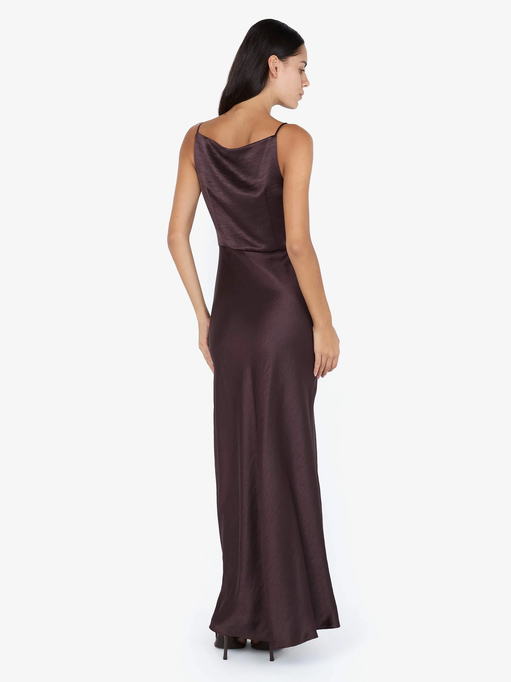THE DREAMER MAXI DRESS - DARK CHOCOLATE - Image 4