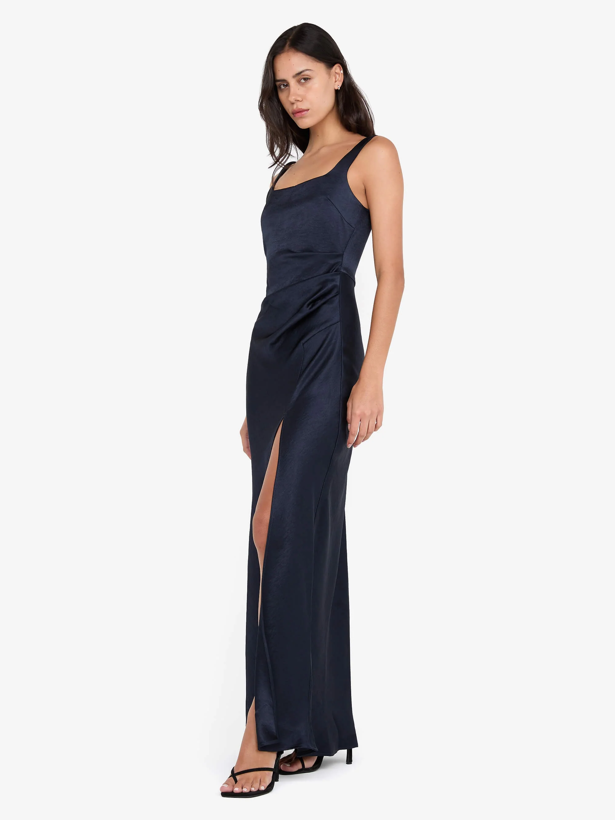 DREAMER SQUARE NECK DRESS - INK - Image 3