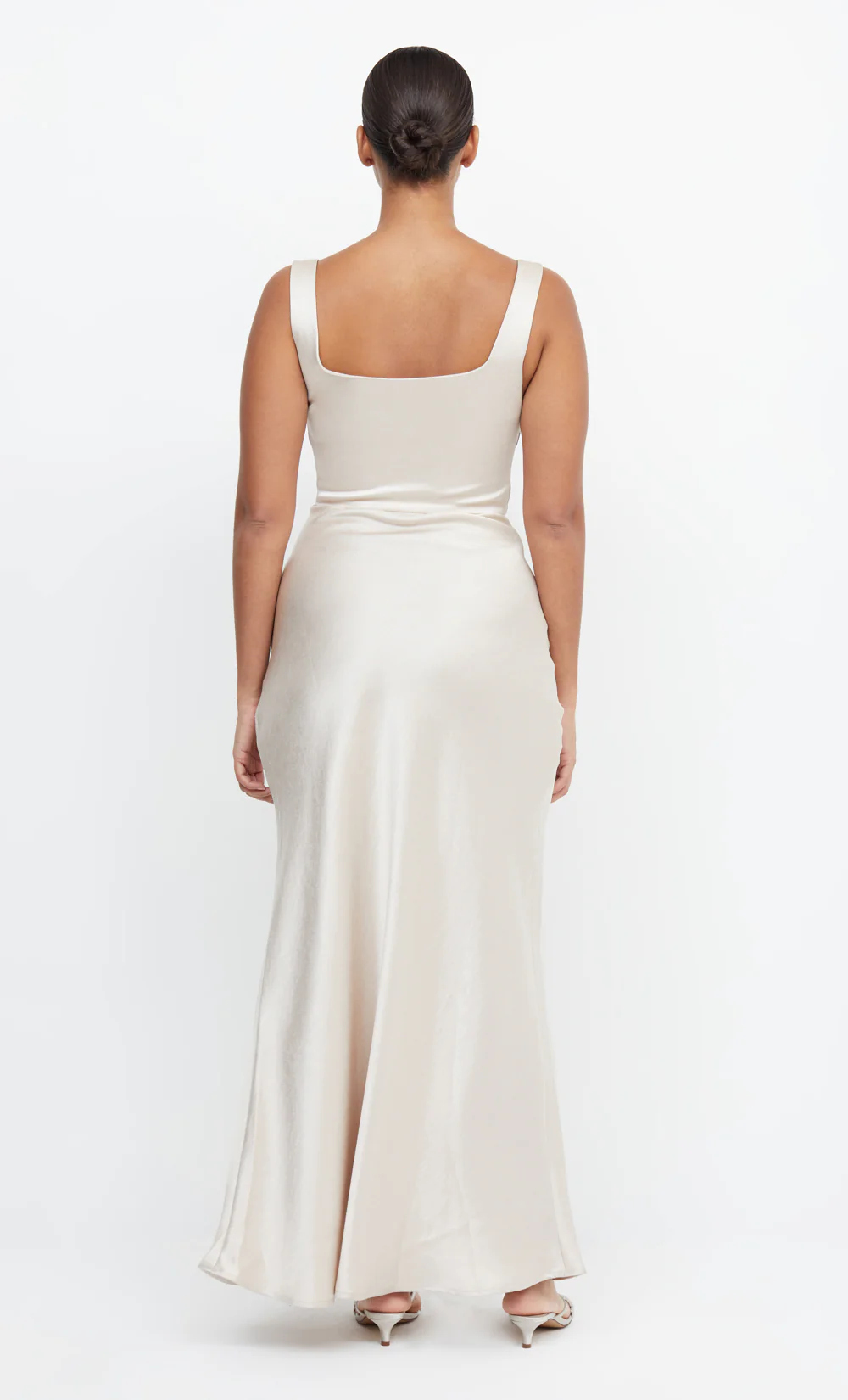 DREAMER SQUARE NECK DRESS - SAND - Image 3