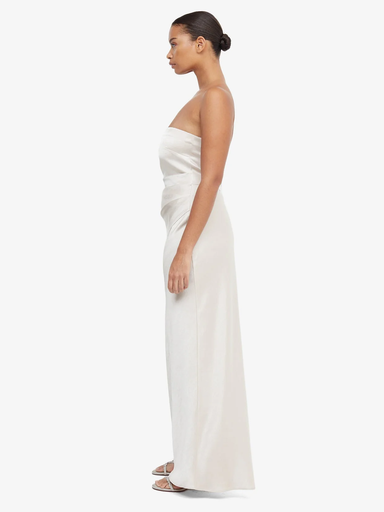 THE DREAMER STRAPLESS DRESS - SAND - Image 4