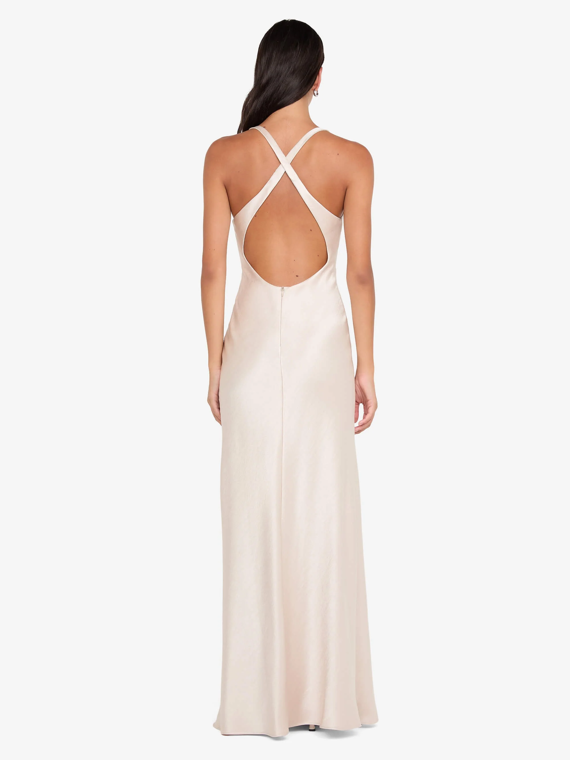 THE DREAMER V NECK DRESS - SAND - Image 3