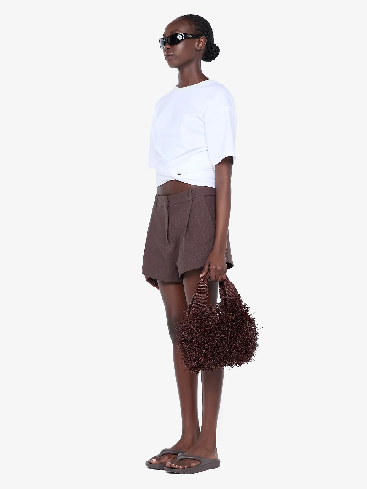 VINNIE SHORT - DARK CHOCOLATE - Image 2