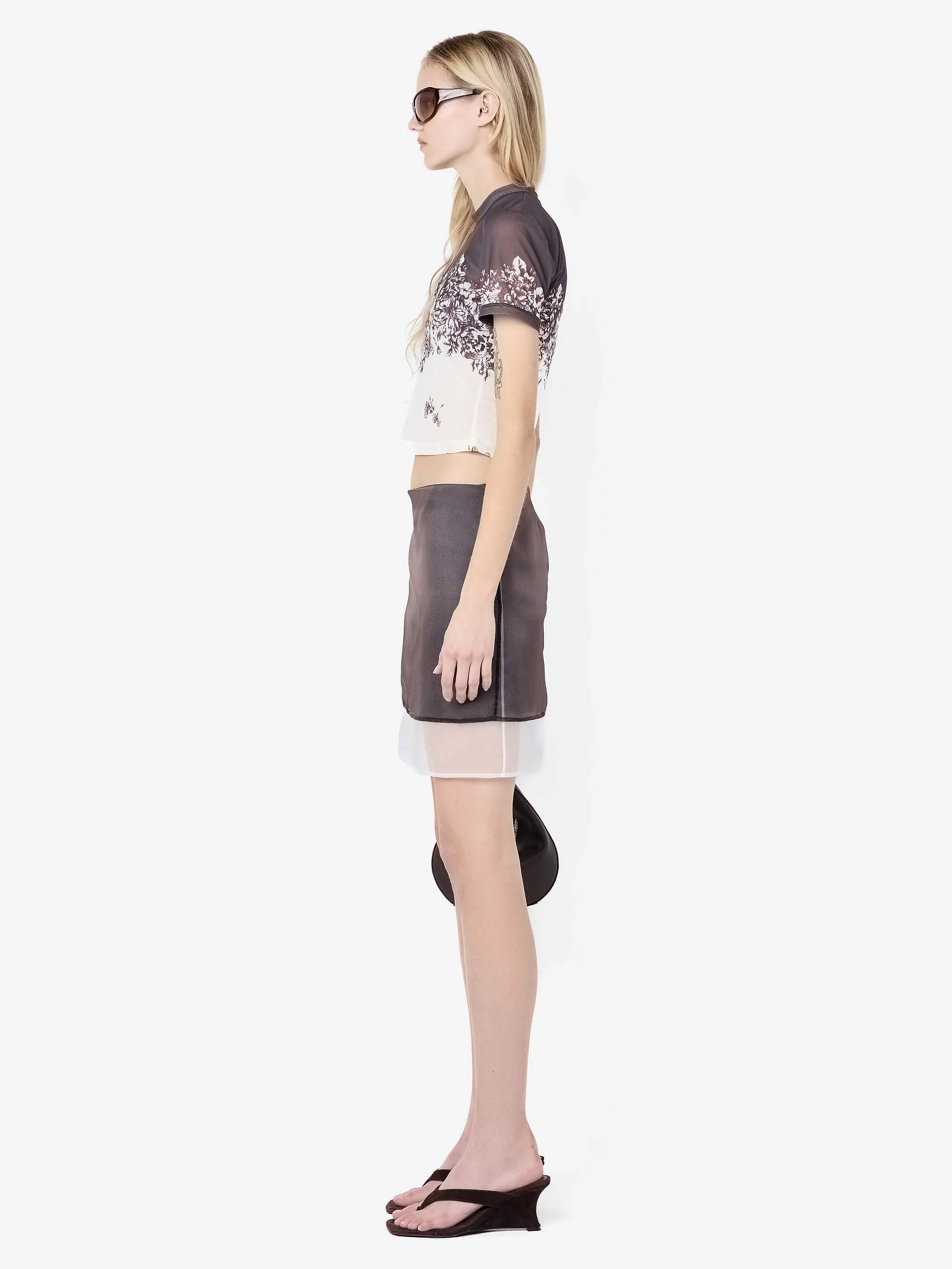 VIOLETTE BABY TEE - CARNATION FLORAL - Image 3