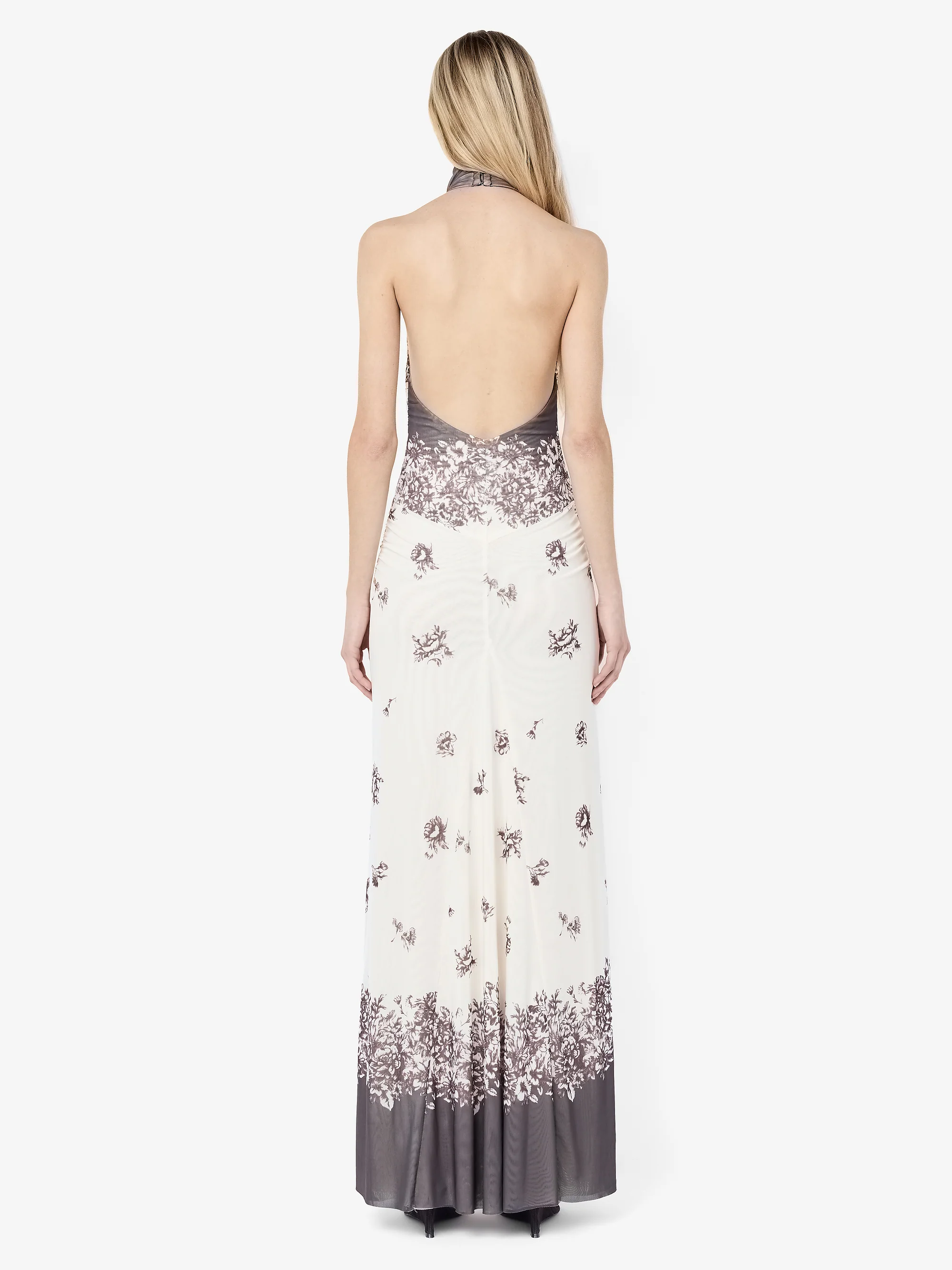 VIOLETTE RACER MAXI DRESS - CARNATION FLORAL - Image 4