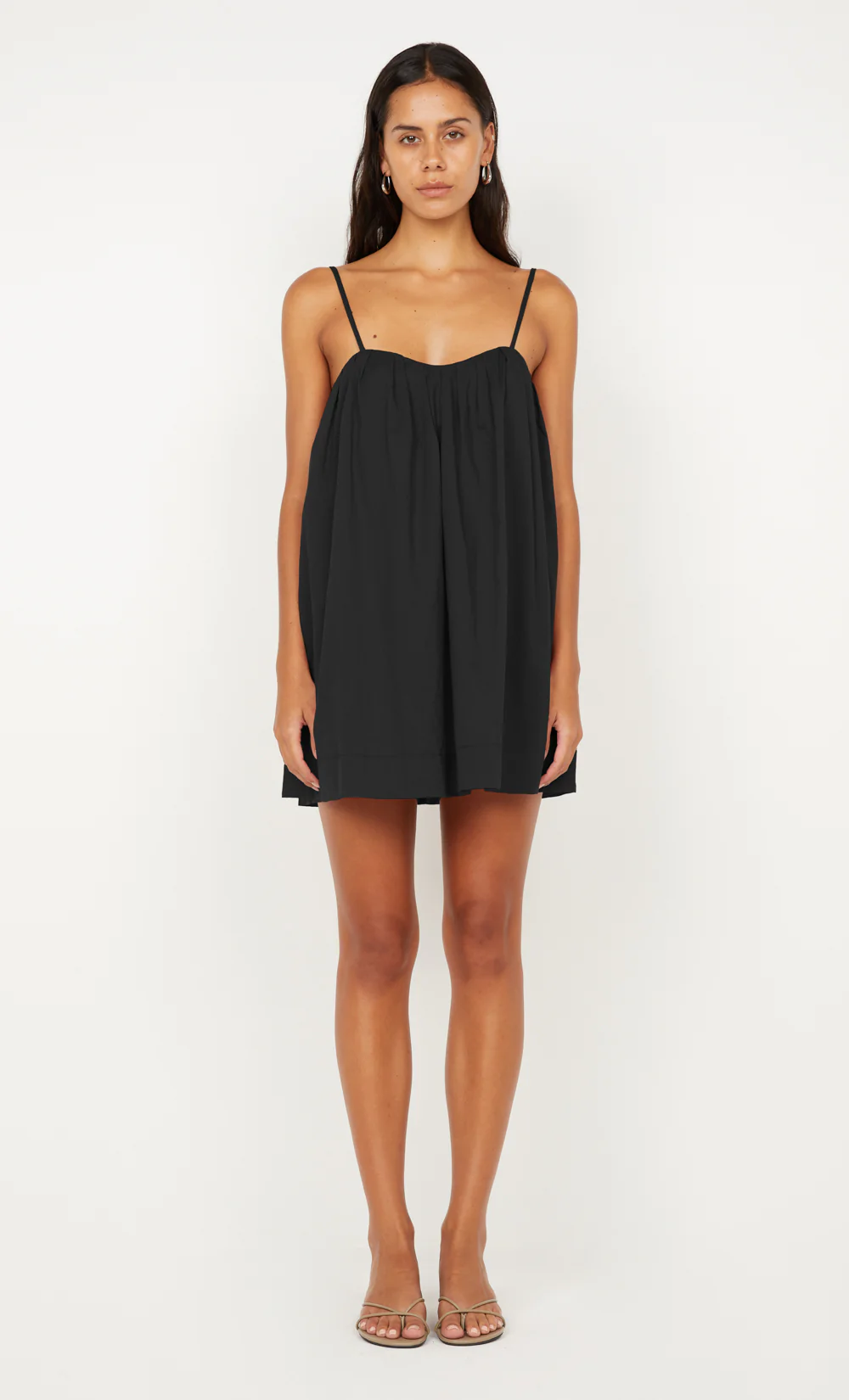 VIVIAN MINI DRESS - BLACK - Image 4