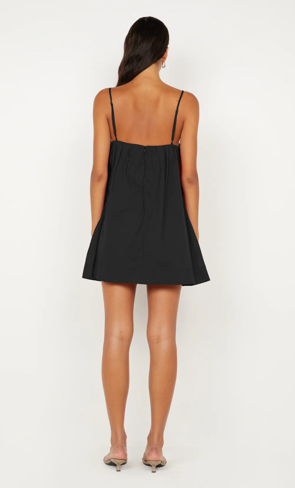 VIVIAN MINI DRESS - BLACK - Image 6